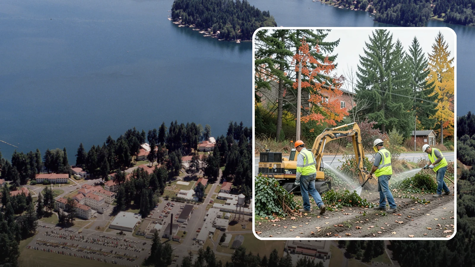 Invasive Vegetation Removal in Lakewood, Pierce County, WA - Targeted removal and control of noxious and invasive plants such as ivy, knotweed, and blackberry from public natural areas.