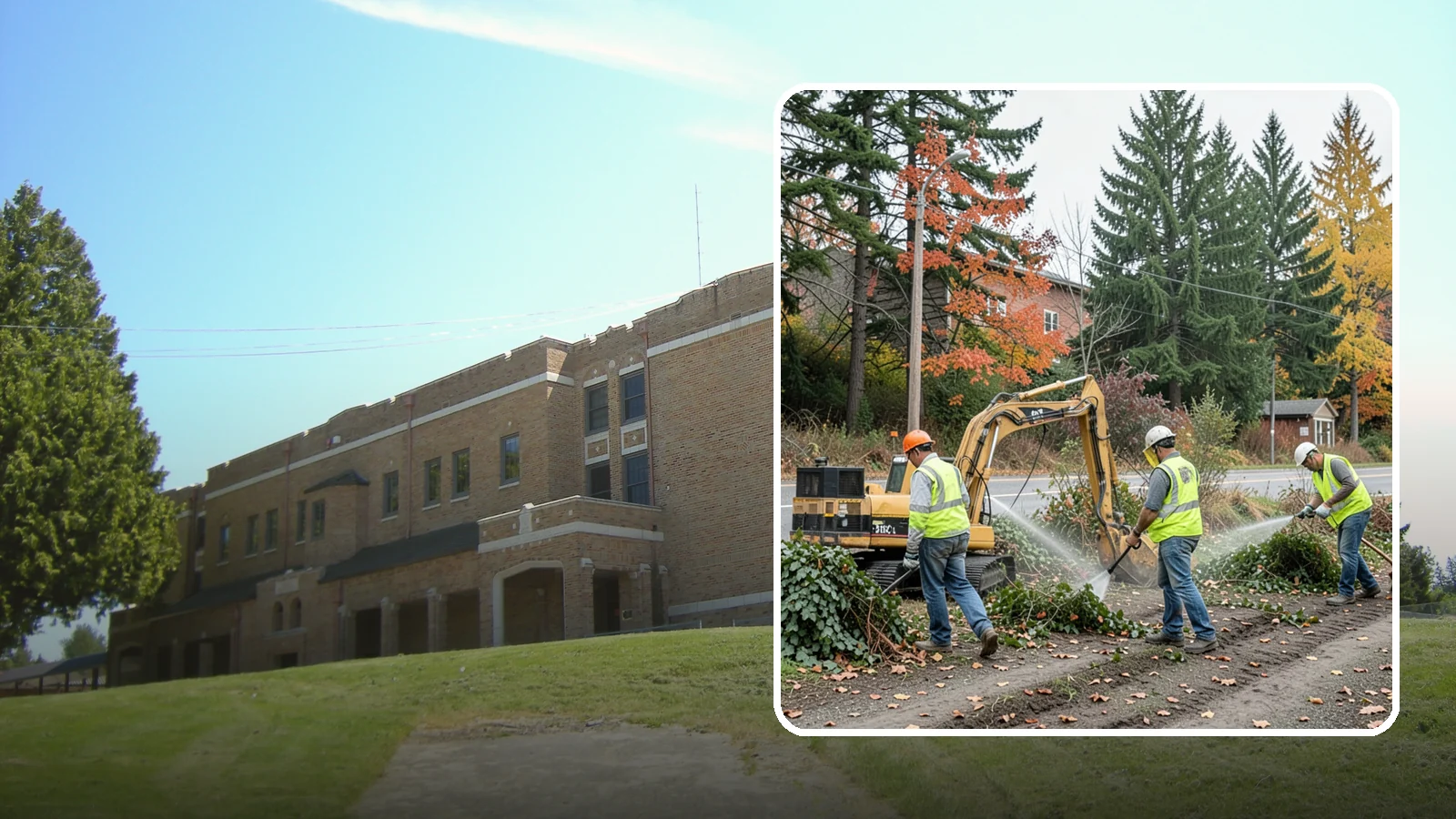 Invasive Vegetation Removal in Maple Valley, King County, WA - Targeted removal and control of noxious and invasive plants such as ivy, knotweed, and blackberry from public natural areas.