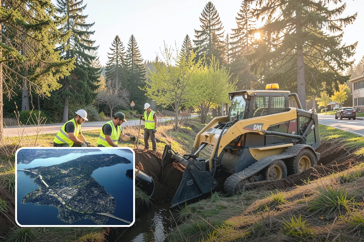 Invasive Vegetation Removal in Mercer Island, King County, WA - Suppresses noxious species and meets weed-board mandates