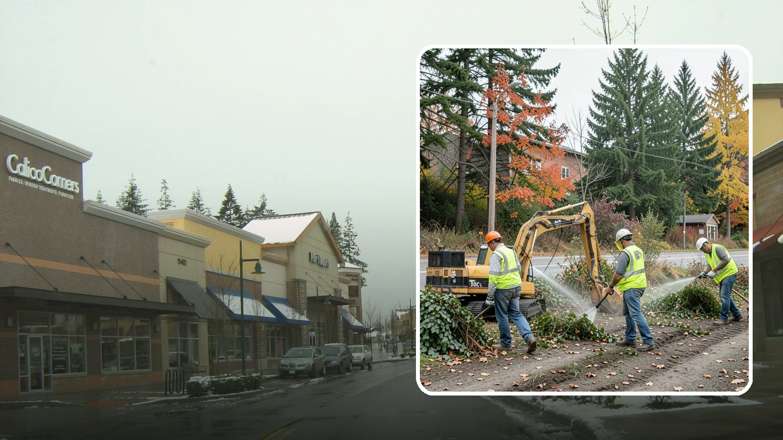 Invasive Vegetation Removal in Mill Creek, Snohomish County, WA - Targeted removal and control of noxious and invasive plants such as ivy, knotweed, and blackberry from public natural areas.