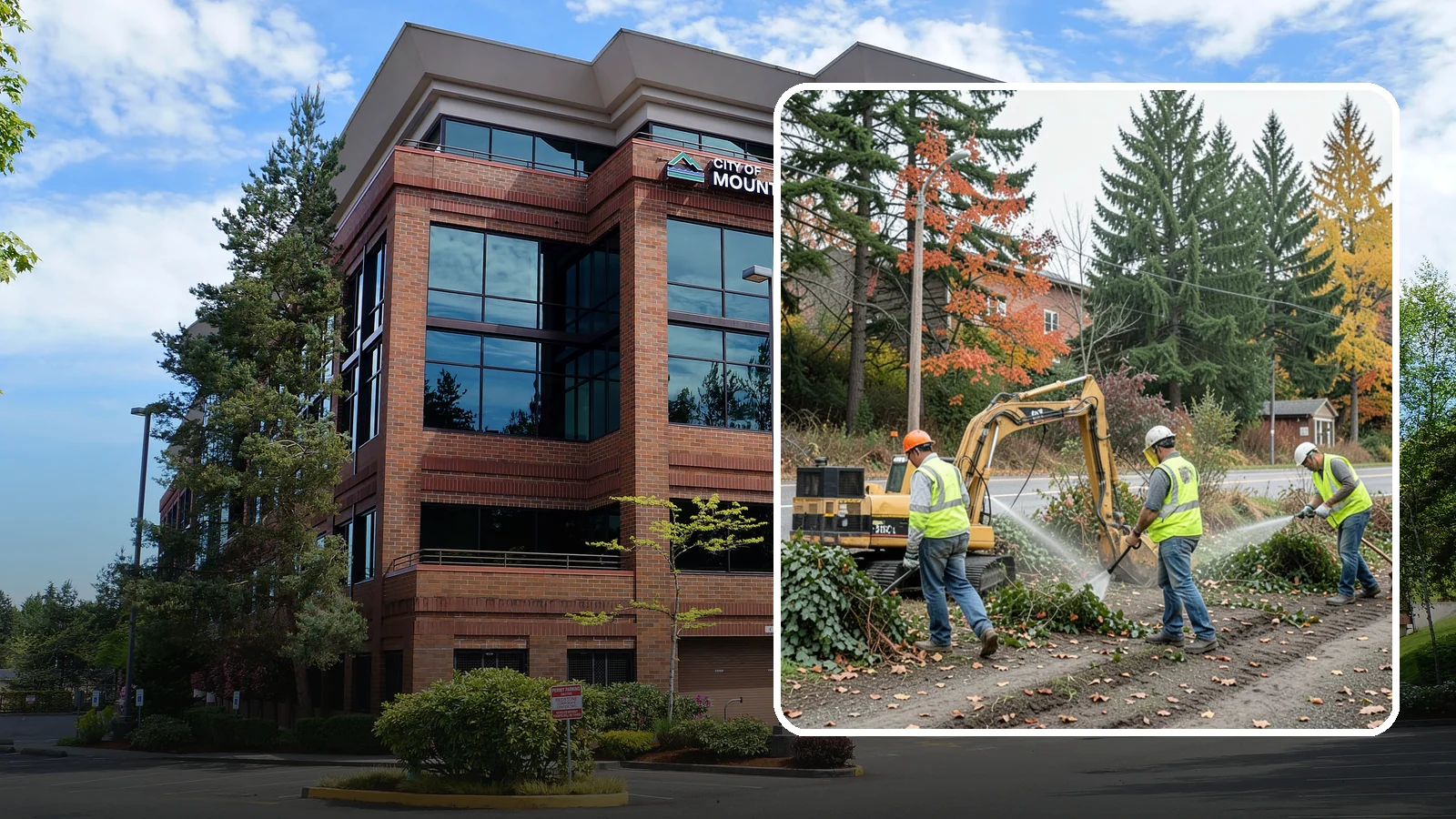 Invasive Vegetation Removal in Mountlake Terrace, Snohomish County, WA - Targeted removal and control of noxious and invasive plants such as ivy, knotweed, and blackberry from public natural areas.