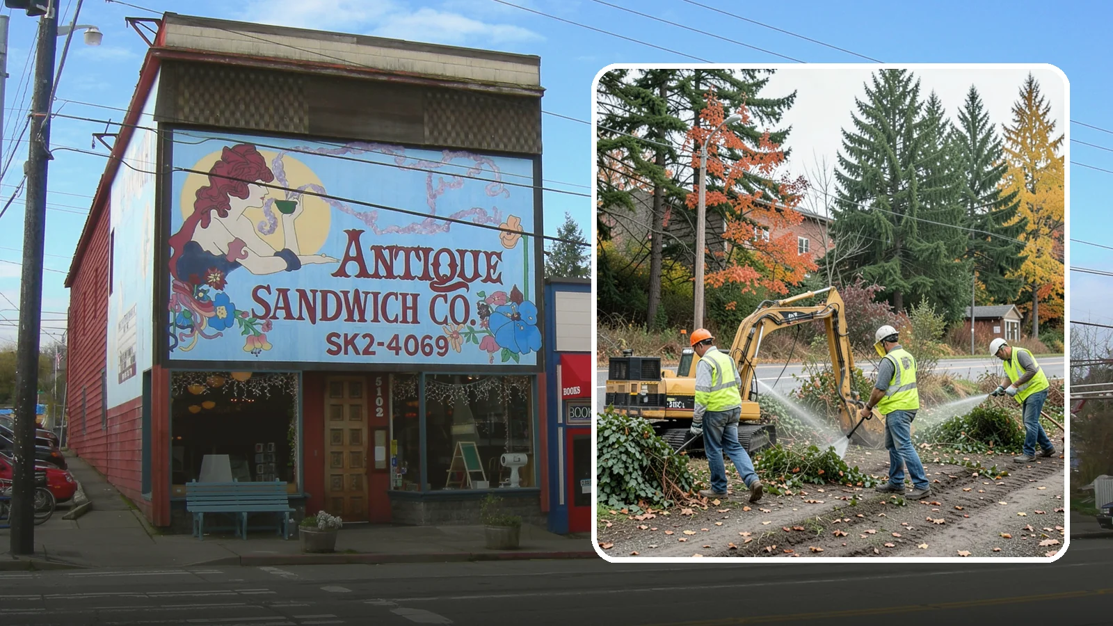 Invasive Vegetation Removal in Ruston, Pierce County, WA - Targeted removal and control of noxious and invasive plants such as ivy, knotweed, and blackberry from public natural areas.