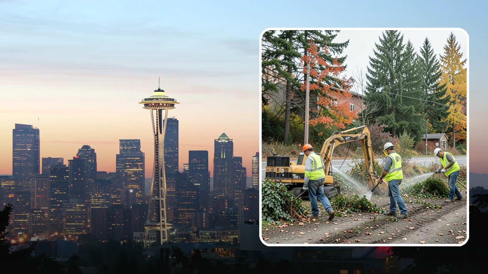 Invasive Vegetation Removal in Seattle, King County, WA - Targeted removal and control of noxious and invasive plants such as ivy, knotweed, and blackberry from public natural areas.