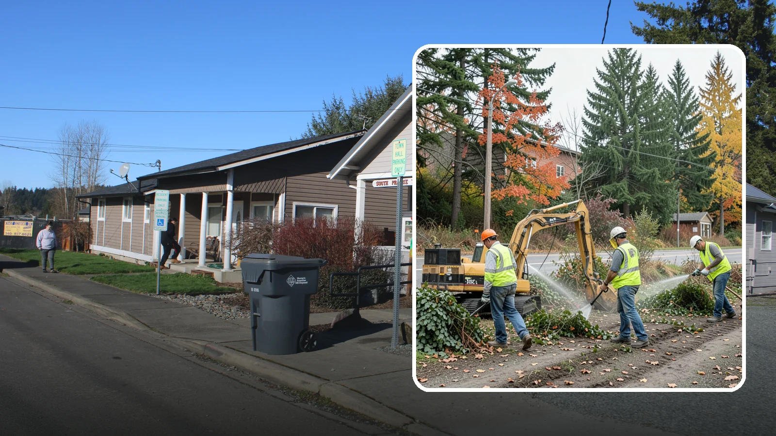 Invasive Vegetation Removal in South Prairie, Pierce County, WA - Targeted removal and control of noxious and invasive plants such as ivy, knotweed, and blackberry from public natural areas.