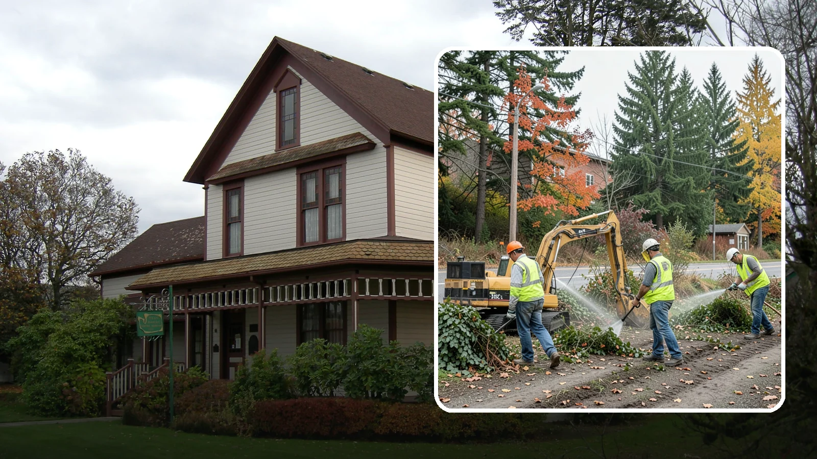 Invasive Vegetation Removal in Sumner, Pierce County, WA - Targeted removal and control of noxious and invasive plants such as ivy, knotweed, and blackberry from public natural areas.