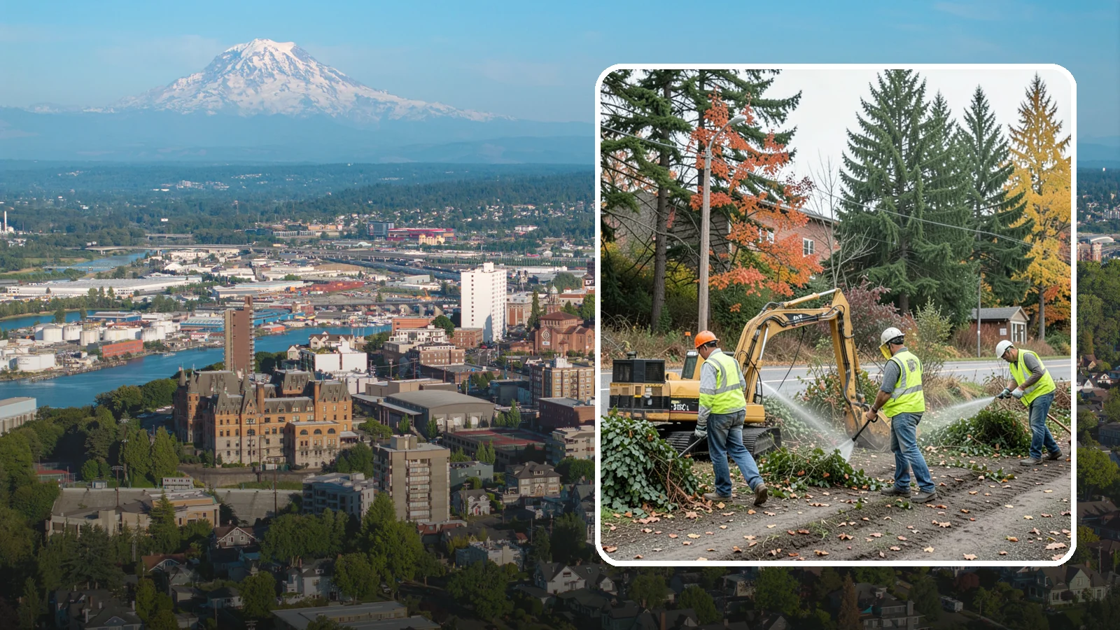 Invasive Vegetation Removal in Tacoma, Pierce County, WA - Targeted removal and control of noxious and invasive plants such as ivy, knotweed, and blackberry from public natural areas.