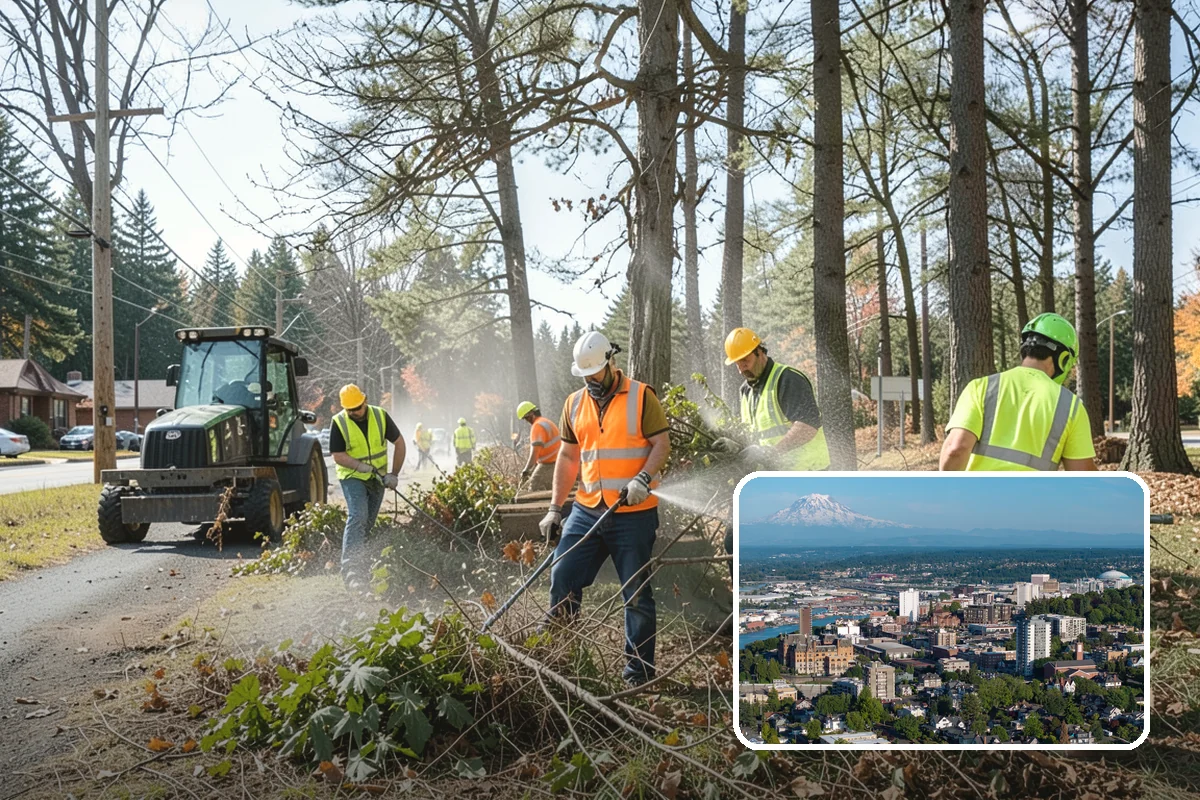 Invasive Vegetation Removal in Tacoma, Pierce County, WA - Suppresses noxious species and meets weed-board mandates