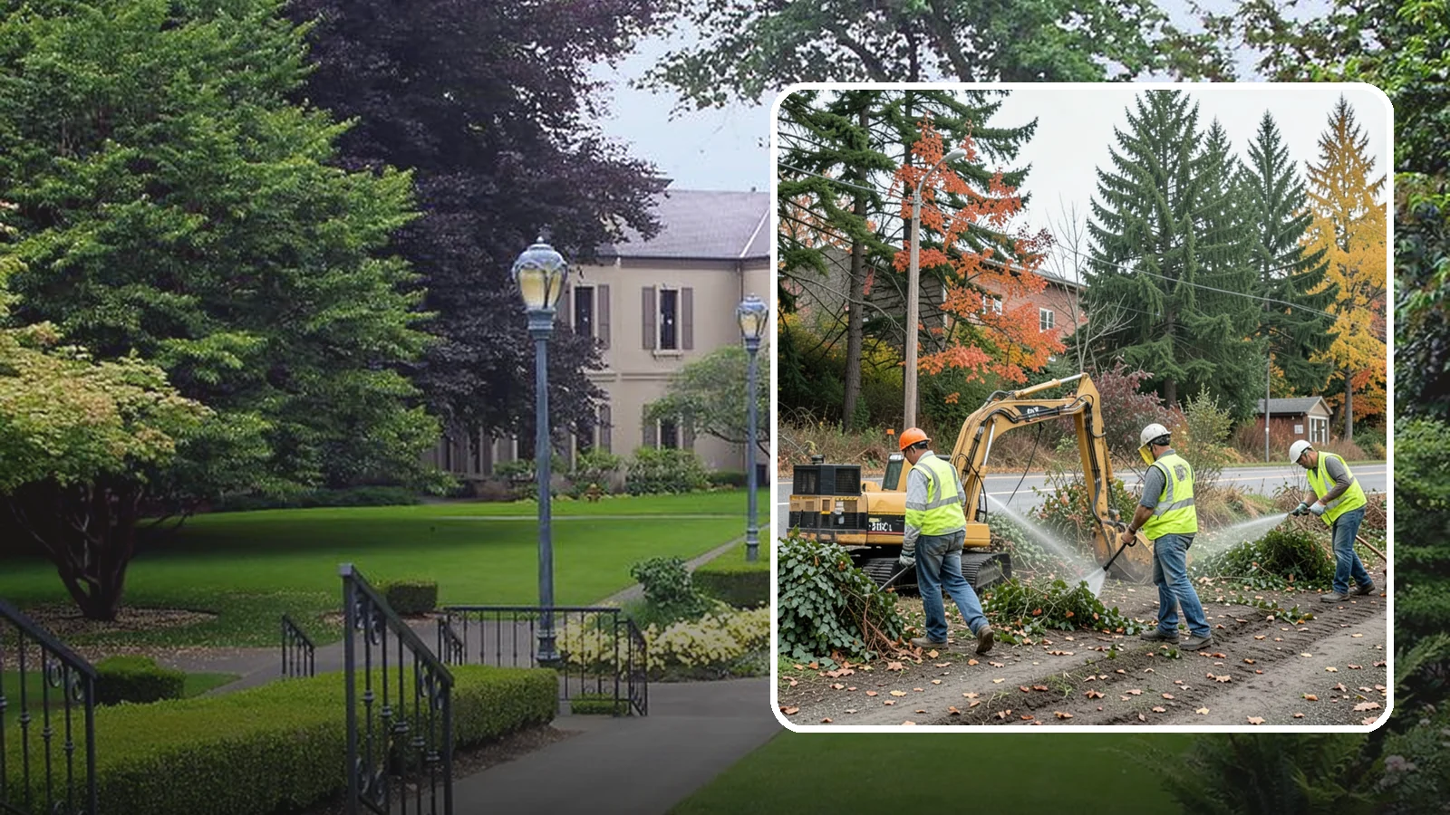 Invasive Vegetation Removal in Woodinville, King County, WA - Targeted removal and control of noxious and invasive plants such as ivy, knotweed, and blackberry from public natural areas.