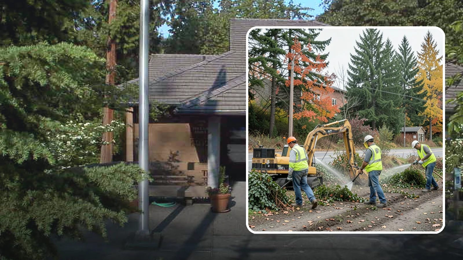 Invasive Vegetation Removal in Yarrow Point, King County, WA - Targeted removal and control of noxious and invasive plants such as ivy, knotweed, and blackberry from public natural areas.