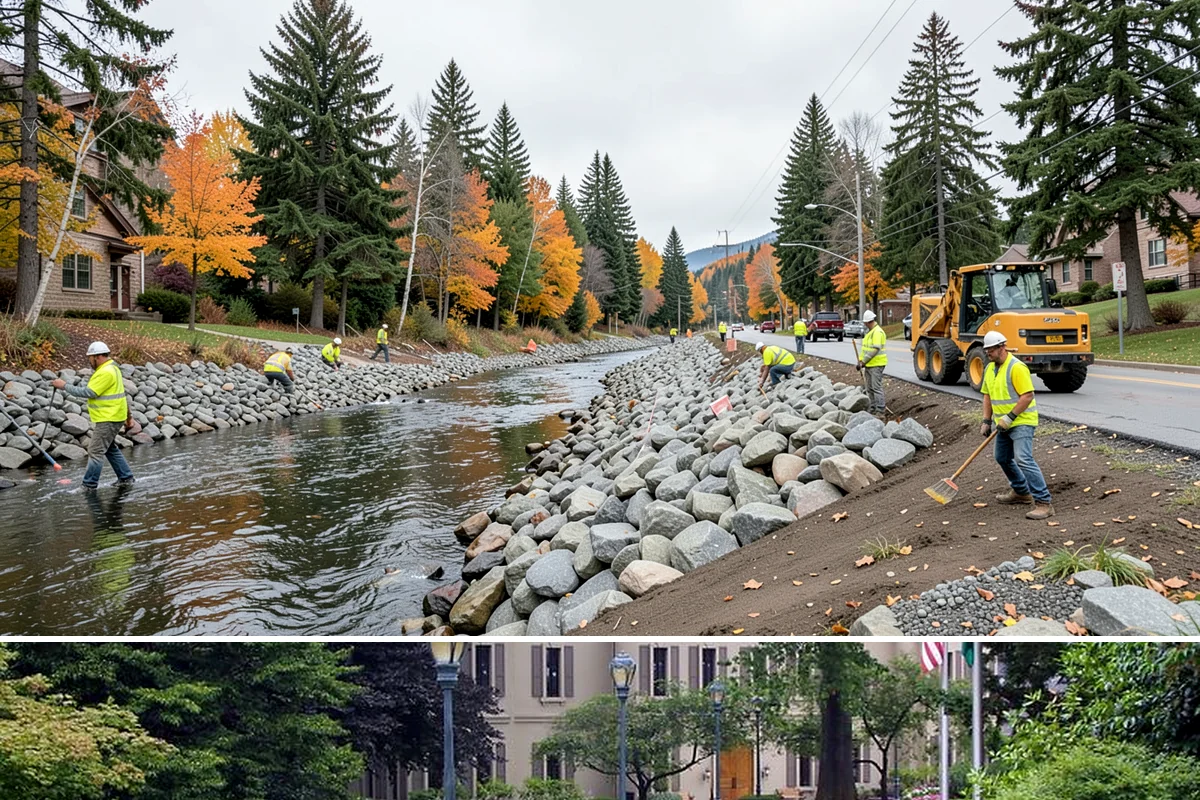 Irrigation Maintenance in Woodinville, King County, WA - Spring startup and system checks precede the dry summer irrigation season, with fall winterization and blowouts protecting...