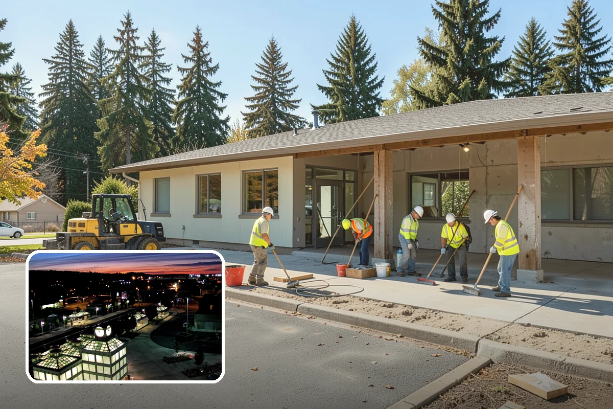 Ivy Removal in Auburn, King County, WA - Relieves park trees of the weight and shading that ivy imposes