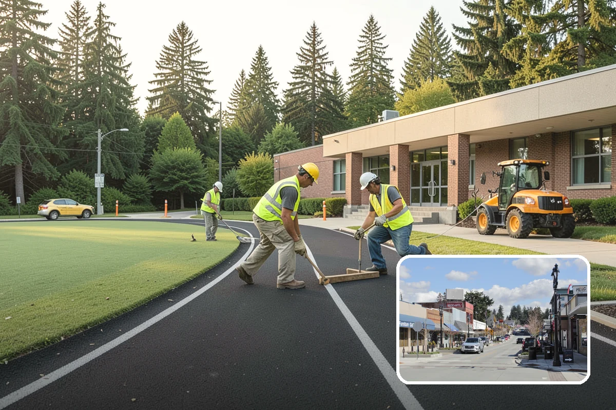 Ivy Removal in Bothell, King County, WA - Relieves park trees of the weight and shading that ivy imposes