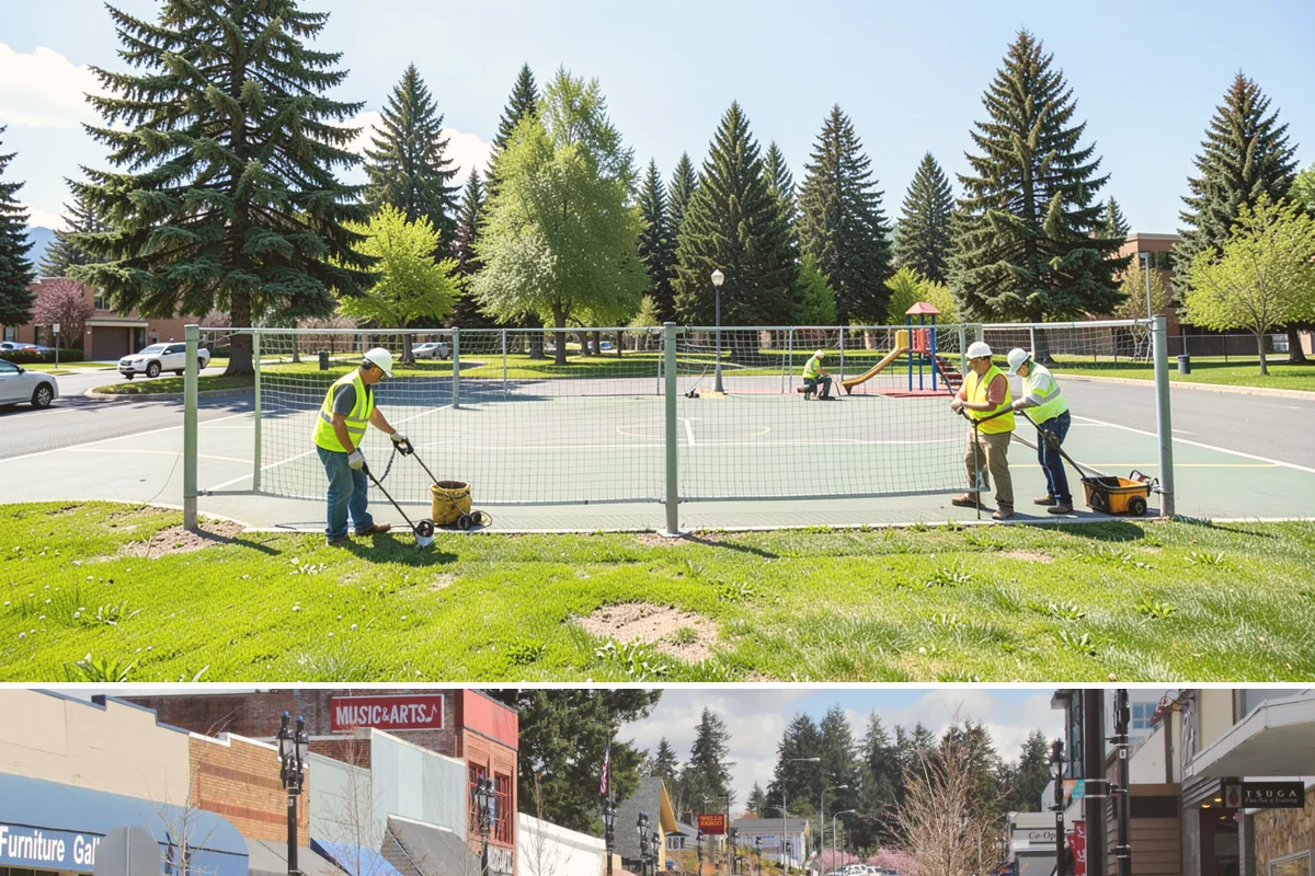 Ivy Removal in Bothell, King County, WA - Ivy can be cut from trees year-round, while ground clearing and treatment work best in the milder, drier months of late spring...