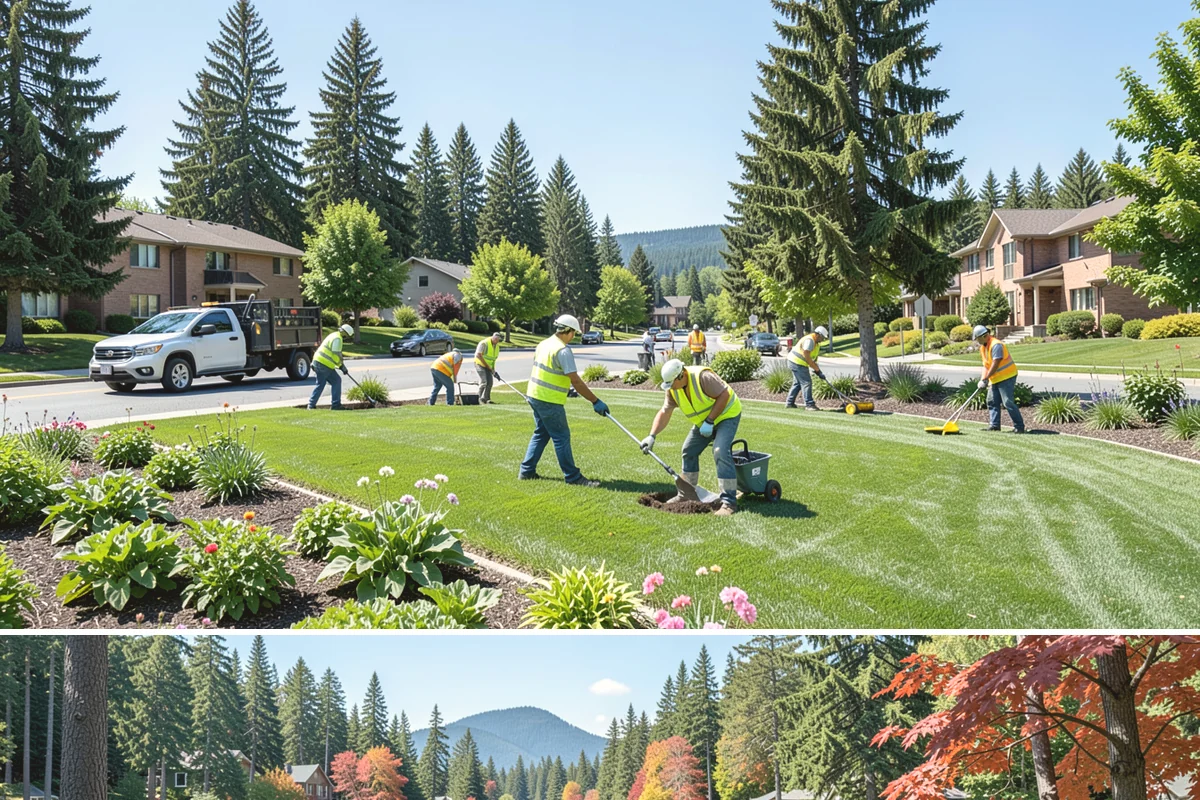 Ivy Removal in Covington, King County, WA - Ivy can be cut from trees year-round, while ground clearing and treatment work best in the milder, drier months of late spring...
