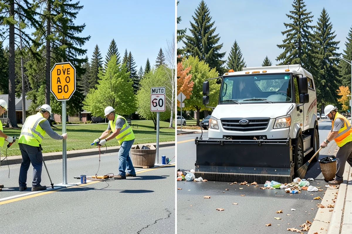 Ivy Removal in Enumclaw, King County, WA - Cut survival rings around tree trunks and detach climbing vines