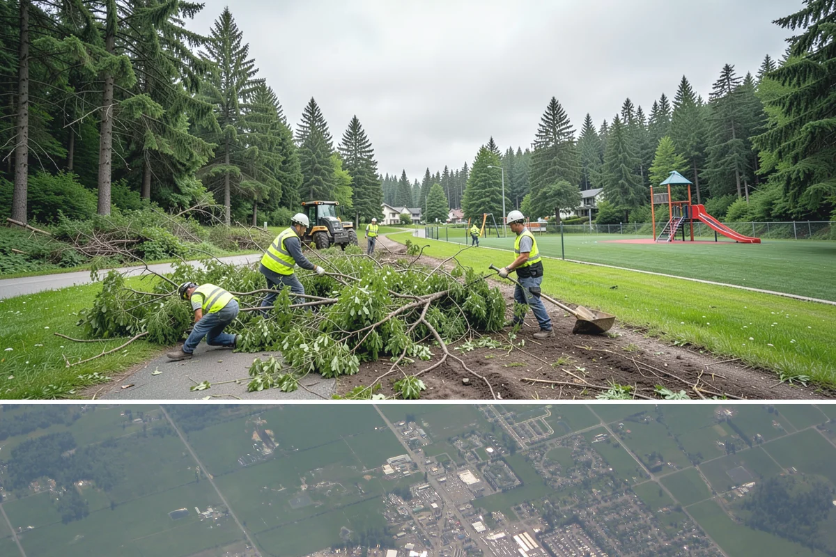 Ivy Removal in Enumclaw, King County, WA - Ivy can be cut from trees year-round, while ground clearing and treatment work best in the milder, drier months of late spring...