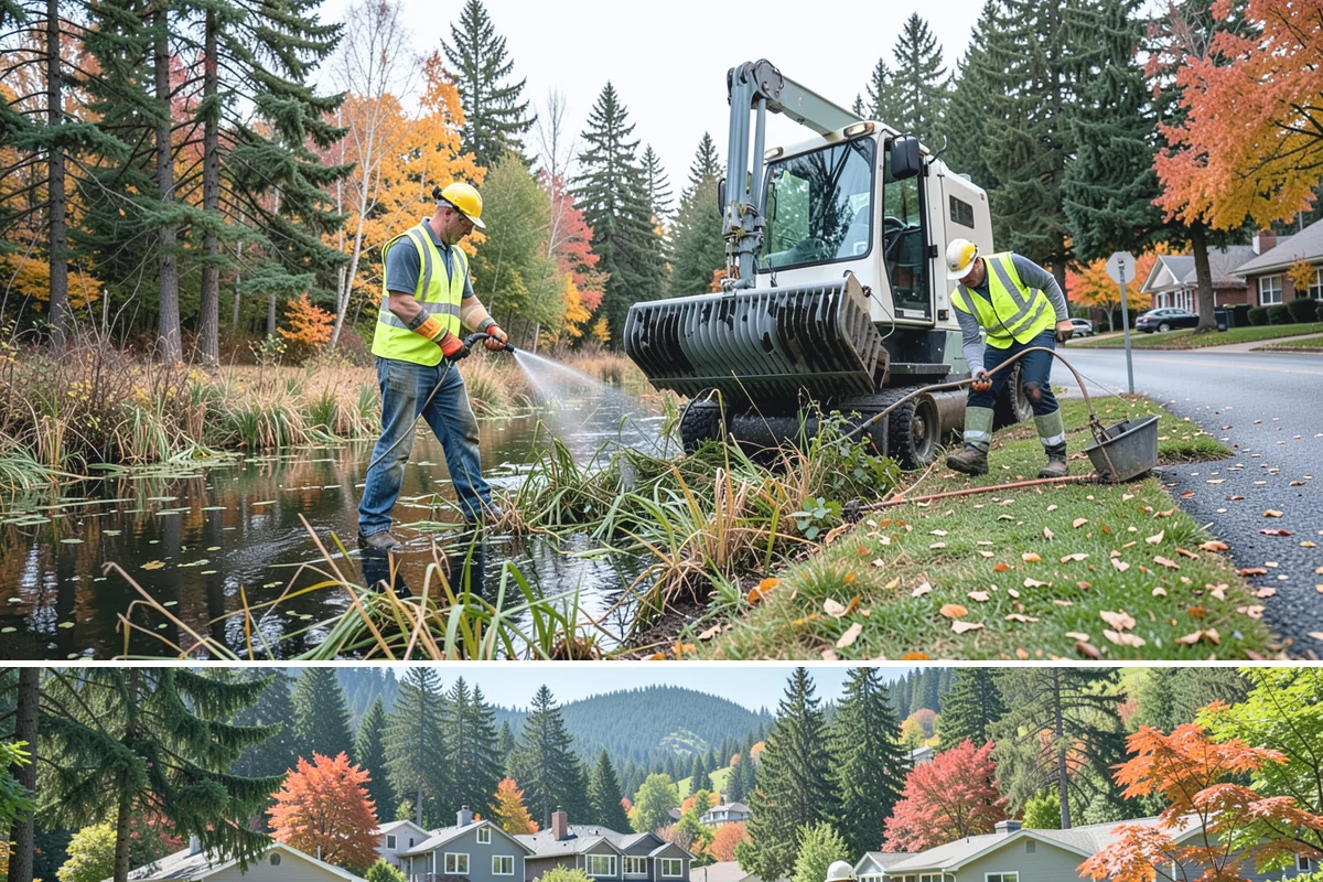 Ivy Removal in Fircrest, Pierce County, WA - Ivy can be cut from trees year-round, while ground clearing and treatment work best in the milder, drier months of late spring...