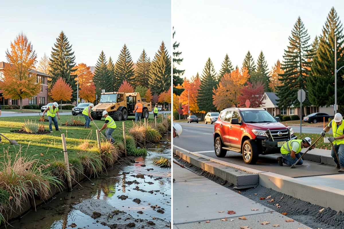 Ivy Removal in Hunts Point, King County, WA - Cut survival rings around tree trunks and detach climbing vines