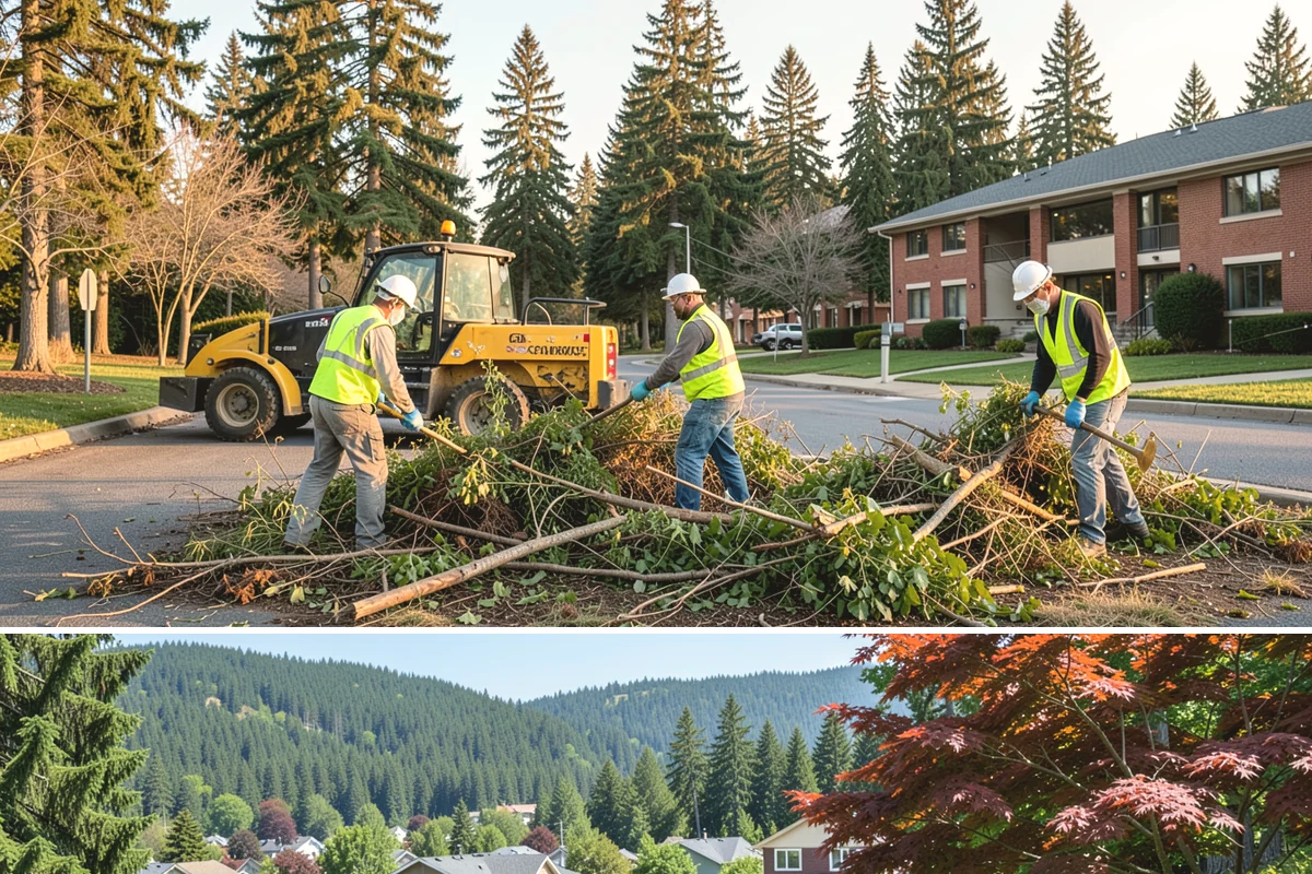 Ivy Removal in Index, Snohomish County, WA - Ivy can be cut from trees year-round, while ground clearing and treatment work best in the milder, drier months of late spring...