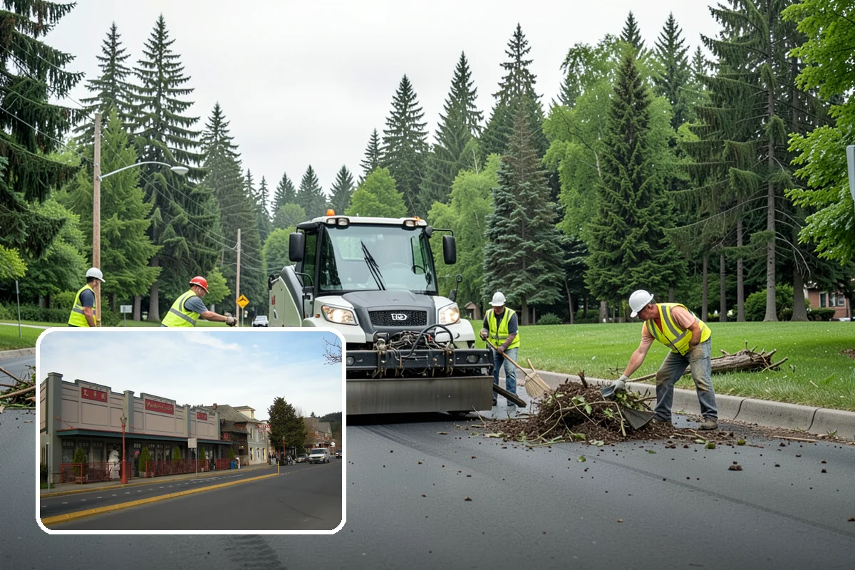 Ivy Removal in Issaquah, King County, WA - Relieves park trees of the weight and shading that ivy imposes