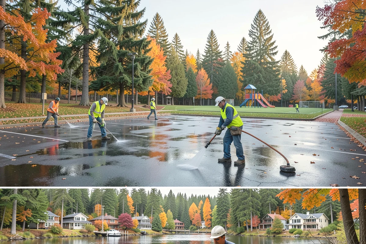 Ivy Removal in La Conner, Skagit County, WA - Ivy can be cut from trees year-round, while ground clearing and treatment work best in the milder, drier months of late spring...