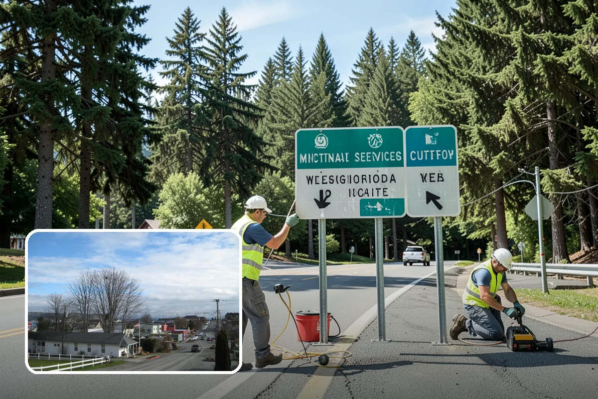 Ivy Removal in Langley, Island County, WA - Relieves park trees of the weight and shading that ivy imposes