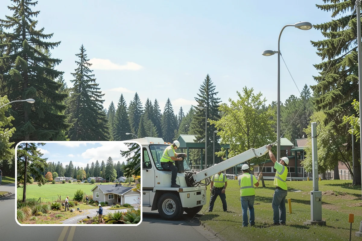 Ivy Removal in Lyman, Skagit County, WA - Relieves park trees of the weight and shading that ivy imposes