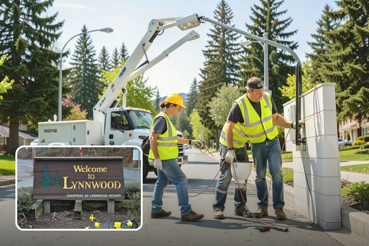 Ivy Removal in Lynnwood, Snohomish County, WA - Relieves park trees of the weight and shading that ivy imposes