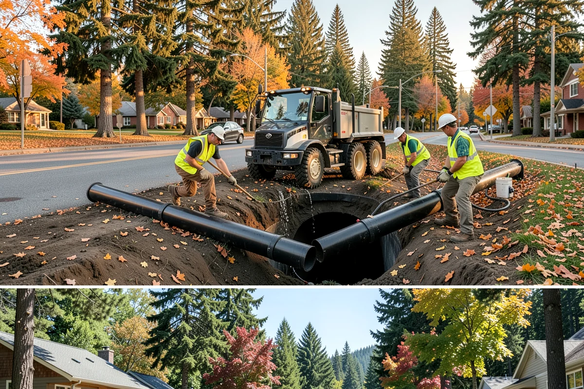 Ivy Removal in Orting, Pierce County, WA - Ivy can be cut from trees year-round, while ground clearing and treatment work best in the milder, drier months of late spring...