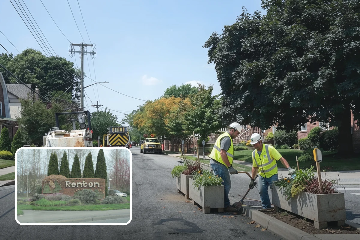 Ivy Removal in Renton, King County, WA - Relieves park trees of the weight and shading that ivy imposes