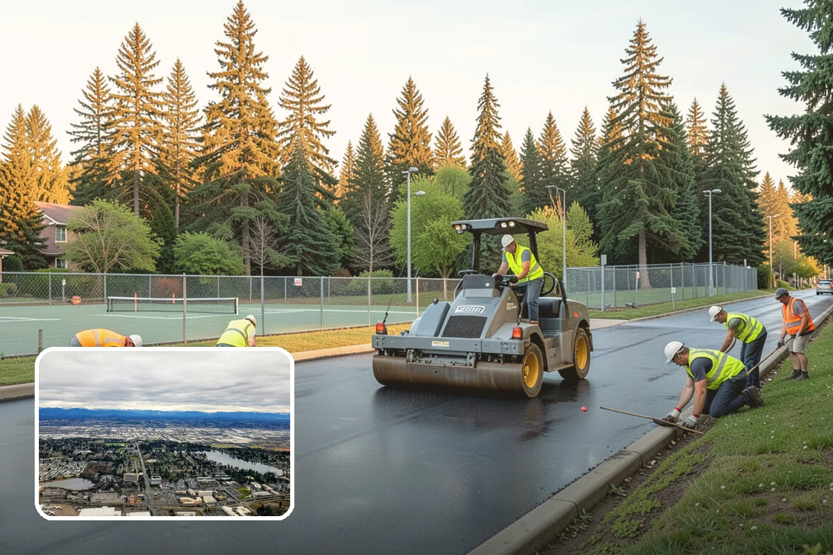 Ivy Removal in SeaTac, King County, WA - Relieves park trees of the weight and shading that ivy imposes