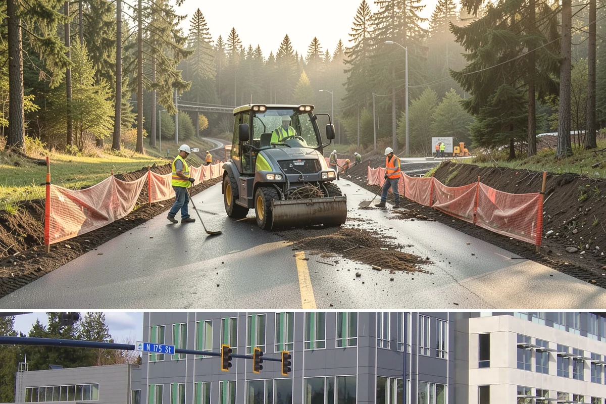 Ivy Removal in Shoreline, King County, WA - Ivy can be cut from trees year-round, while ground clearing and treatment work best in the milder, drier months of late spring...