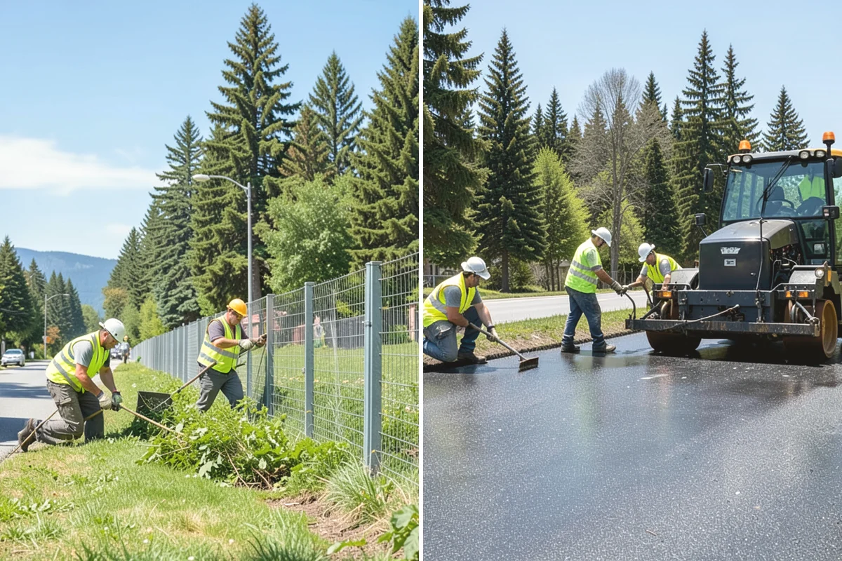 Ivy Removal in Tukwila, King County, WA - Cut survival rings around tree trunks and detach climbing vines
