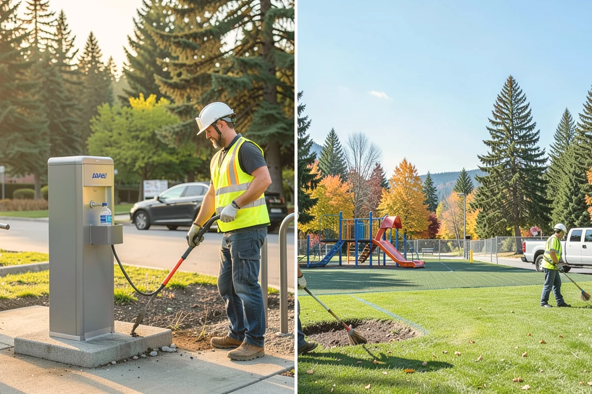 Jersey Barrier Placement in Algona, King County, WA - Determine barrier run, placement, and connection needs