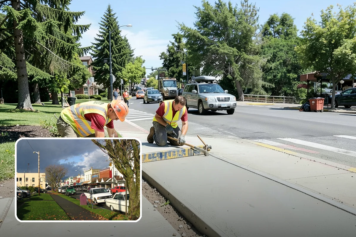 Jersey Barrier Placement in Arlington, Snohomish County, WA - Positive protection for high-risk work zones