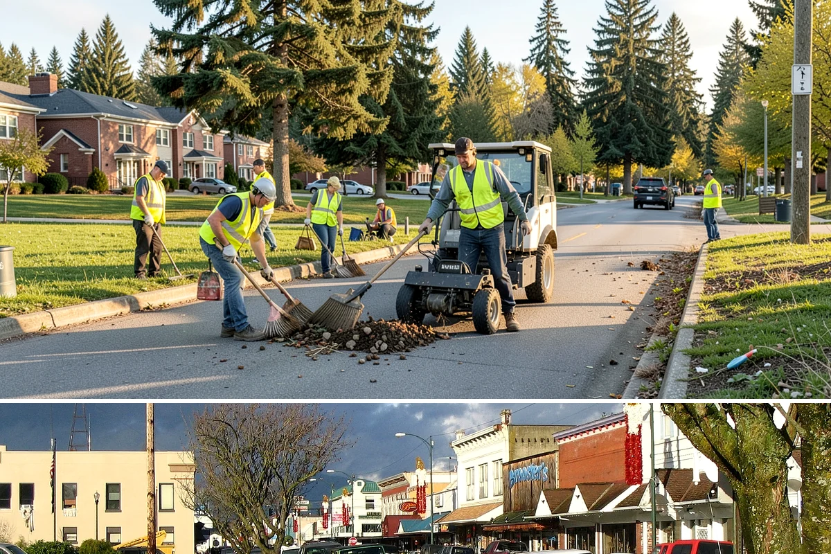 Jersey Barrier Placement in Arlington, Snohomish County, WA - Placement follows the construction season but is available year-round for emergency road protection.