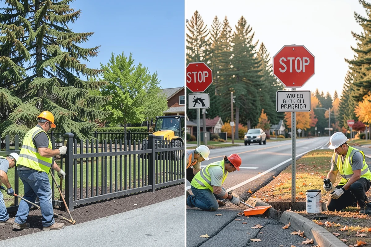 Jersey Barrier Placement in Beaux Arts Village, King County, WA - Determine barrier run, placement, and connection needs