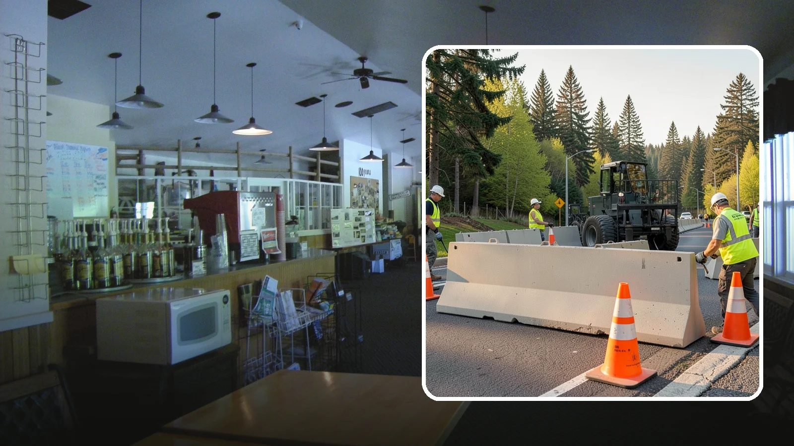 Jersey Barrier Placement in Black Diamond, King County, WA - Concrete Jersey barrier placement provides heavy-duty separation and protection for public work zones.