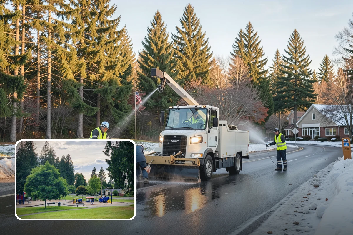 Jersey Barrier Placement in Bonney Lake, Pierce County, WA - Positive protection for high-risk work zones