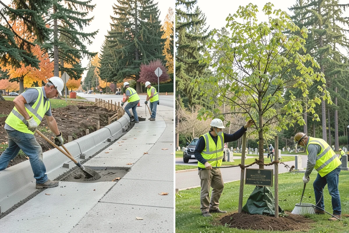 Jersey Barrier Placement in Burien, King County, WA - Determine barrier run, placement, and connection needs