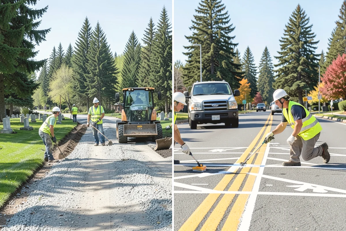 Jersey Barrier Placement in Carnation, King County, WA - Determine barrier run, placement, and connection needs