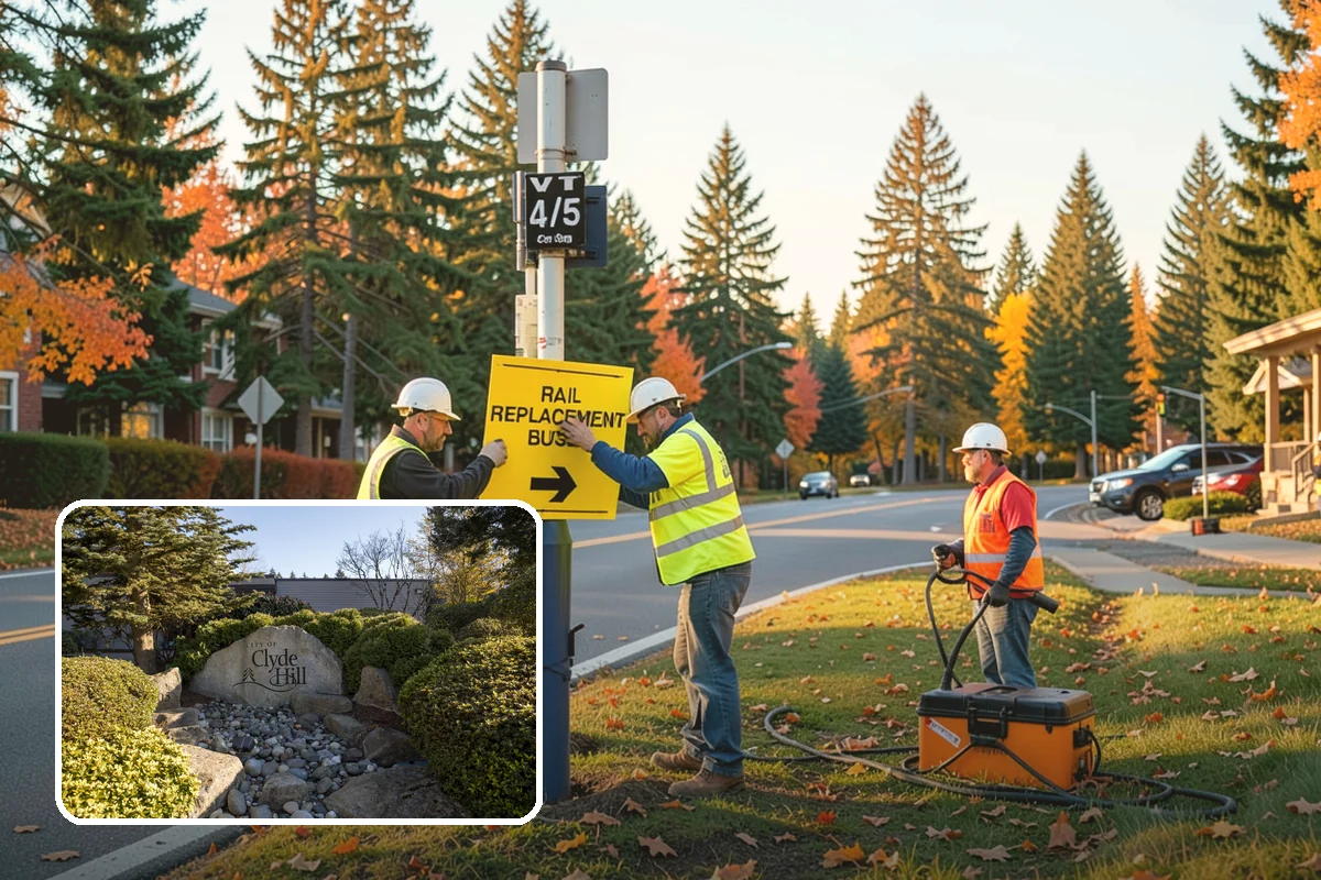 Jersey Barrier Placement in Clyde Hill, King County, WA - Positive protection for high-risk work zones