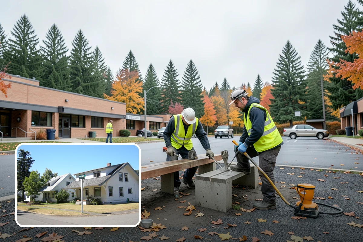 Jersey Barrier Placement in DuPont, Pierce County, WA - Positive protection for high-risk work zones