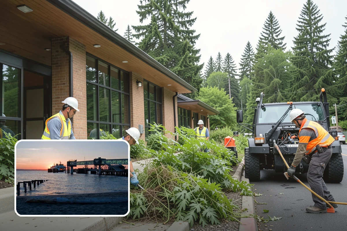 Jersey Barrier Placement in Edmonds, Snohomish County, WA - Positive protection for high-risk work zones
