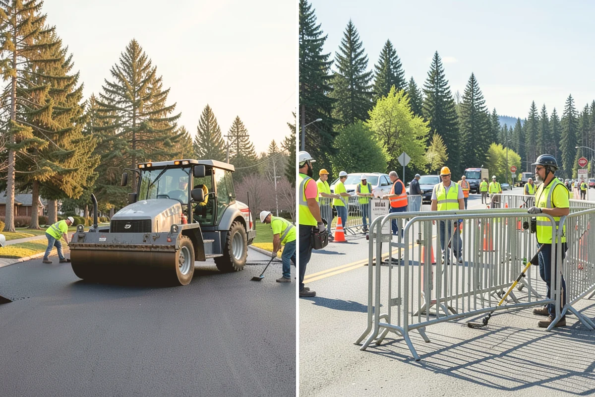 Jersey Barrier Placement in Edmonds, Snohomish County, WA - Determine barrier run, placement, and connection needs