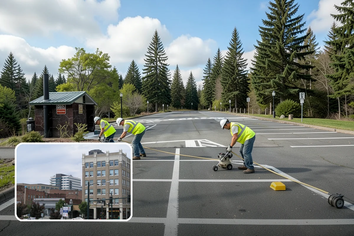Jersey Barrier Placement in Everett, Snohomish County, WA - Positive protection for high-risk work zones