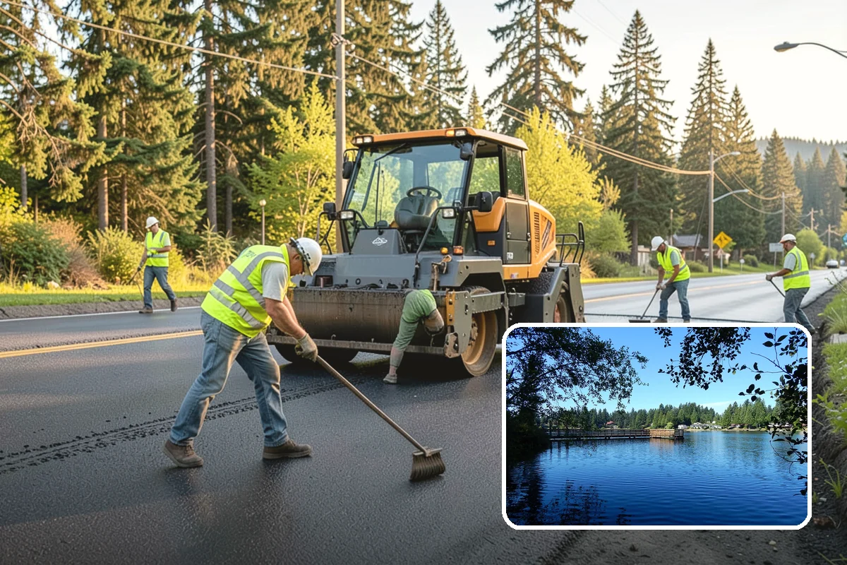 Jersey Barrier Placement in Federal Way, King County, WA - Positive protection for high-risk work zones