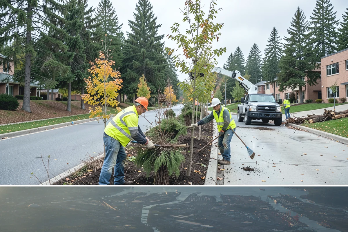 Jersey Barrier Placement in Fife, Pierce County, WA - Placement follows the construction season but is available year-round for emergency road protection.