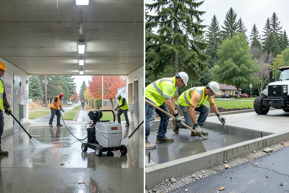 Jersey Barrier Placement in Fircrest, Pierce County, WA - Determine barrier run, placement, and connection needs