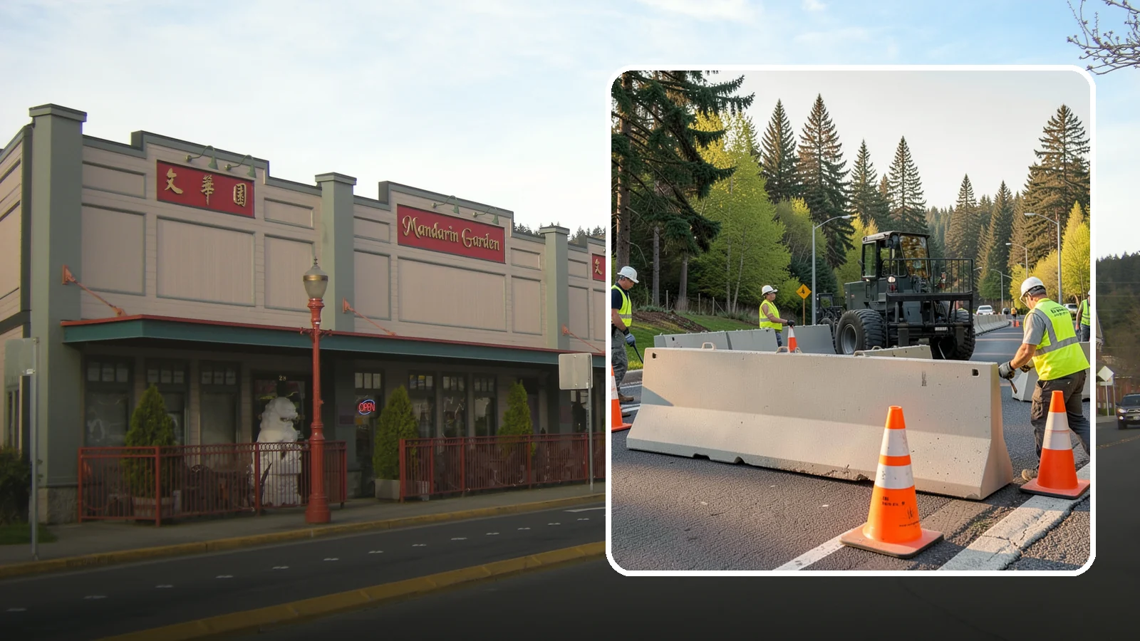 Jersey Barrier Placement in Issaquah, King County, WA - Concrete Jersey barrier placement provides heavy-duty separation and protection for public work zones.